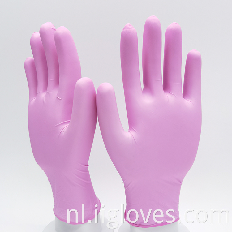 Fabrikanten Custom individueel verpakt goedkope prijs blauw poeder tattoo huishouden 12 inch nitrilhandschoenen